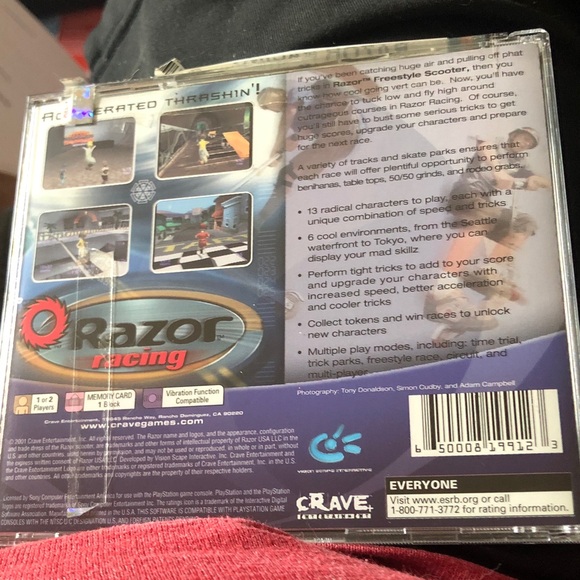 Rave Black Video Game Razor Racing - Picture 4 of 5